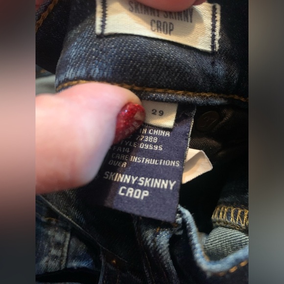 Madewell Skinny Skinny Crop Jeans Style O9595 Size 29 Excellent preowned cond - Picture 10 of 12